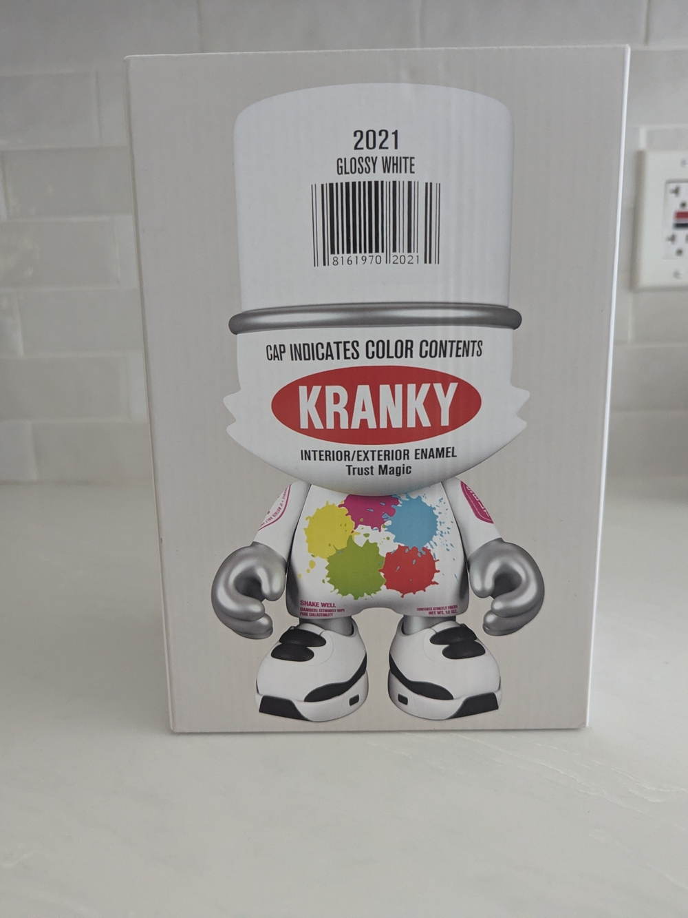 Superplastic Glossy White SuperKranky « 8inch Collectible Art Figure Brand New